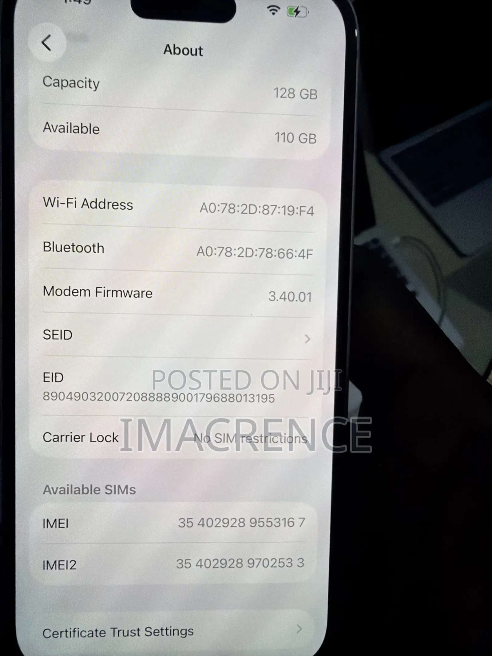 Apple iPhone 15 128 GB
