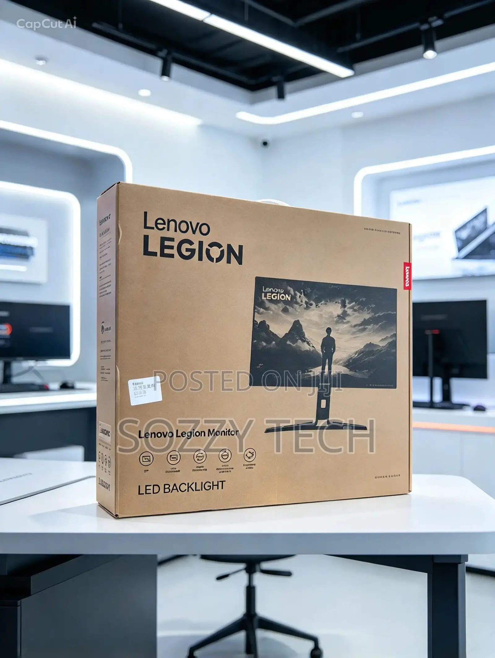 Lenovo Legion R27qe Gaming Monitor, 27” QHD Display, 200Hz, 0.5ms