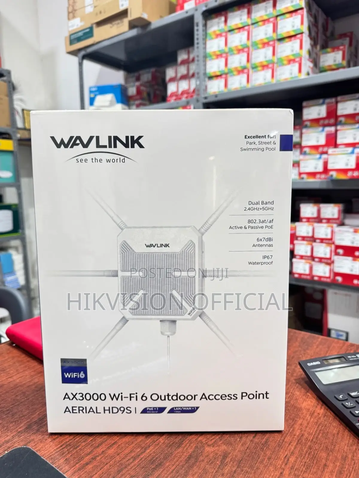WN588HX3 - AX3000 Dual Band WiFi6 Outdoor Access Point -WAVELINK