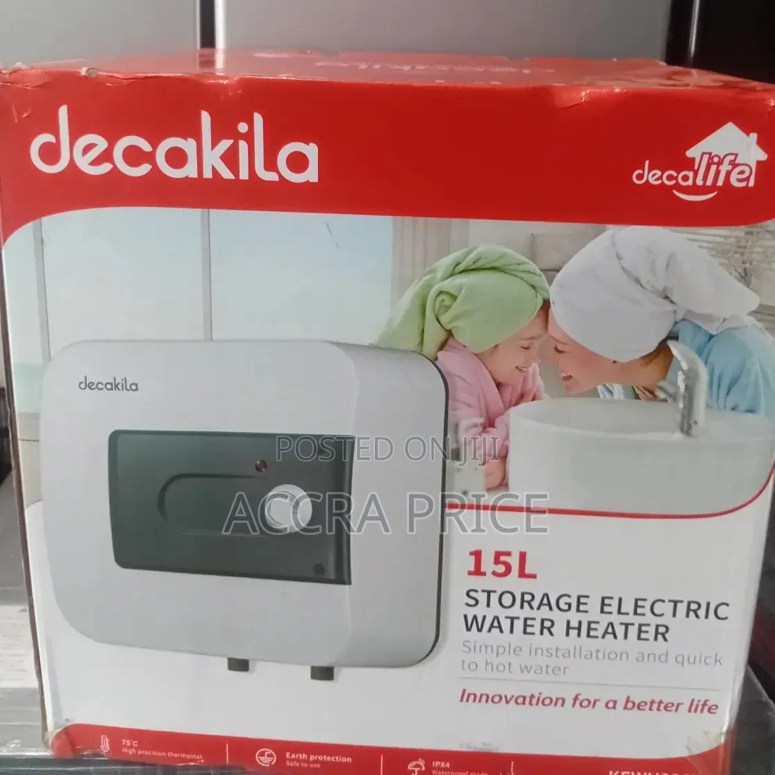 Decakila Storage Electric Water Heater – Durable Easy to Use