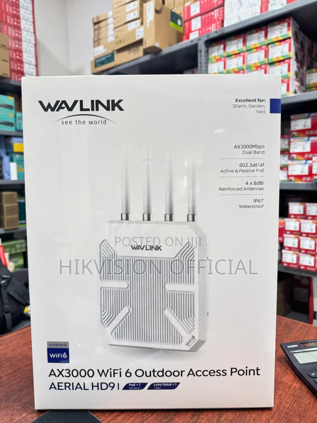 WN573HX3 - AX3000 WiFi6 Outdoor Dual Band Access Point-Wavelink