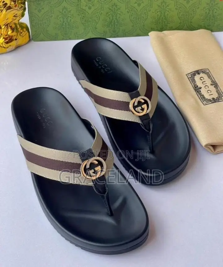 This Is Original Gucci Men Slippers Available