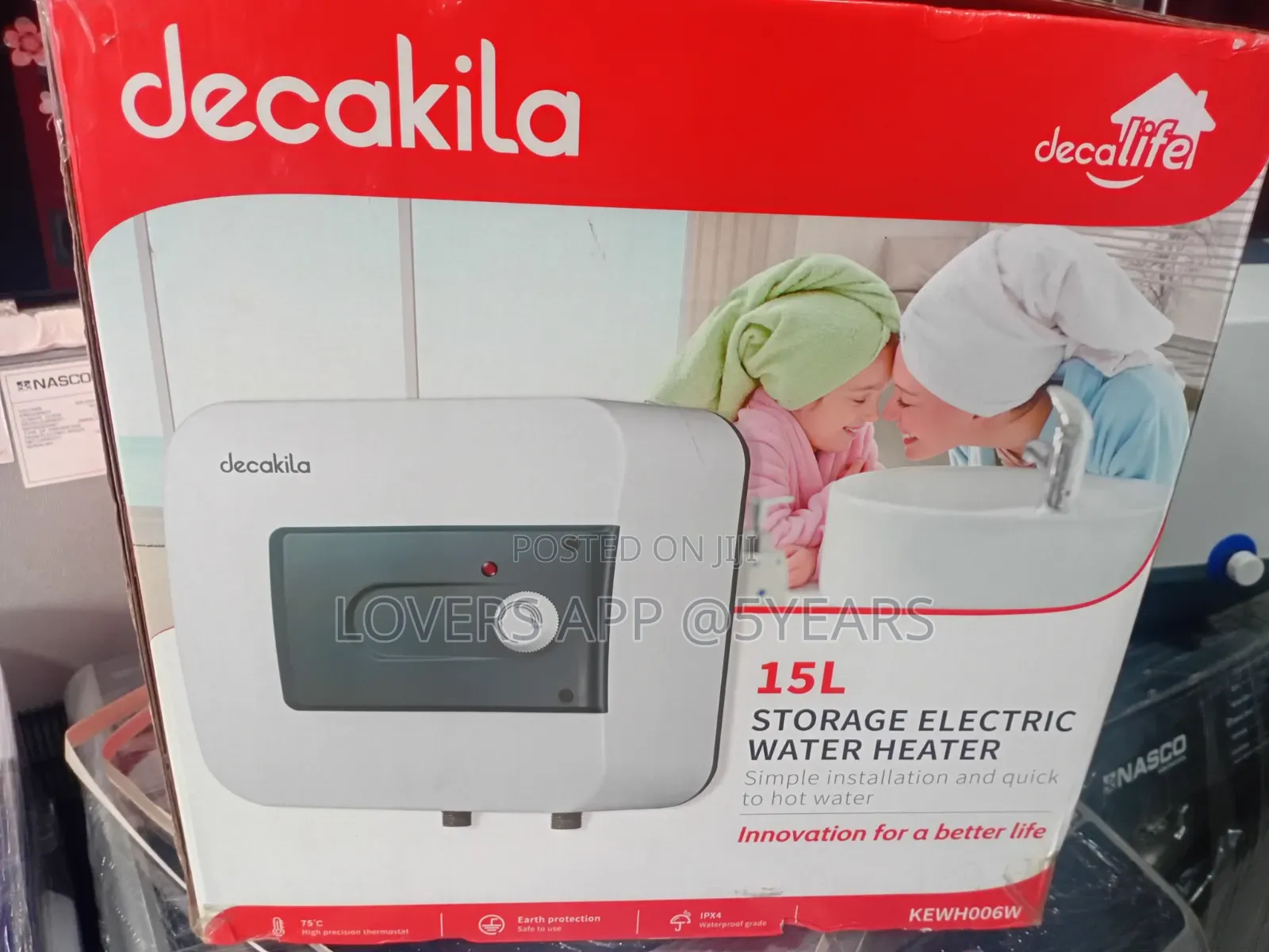 Simple Installation 15L Decakila Water Heater.