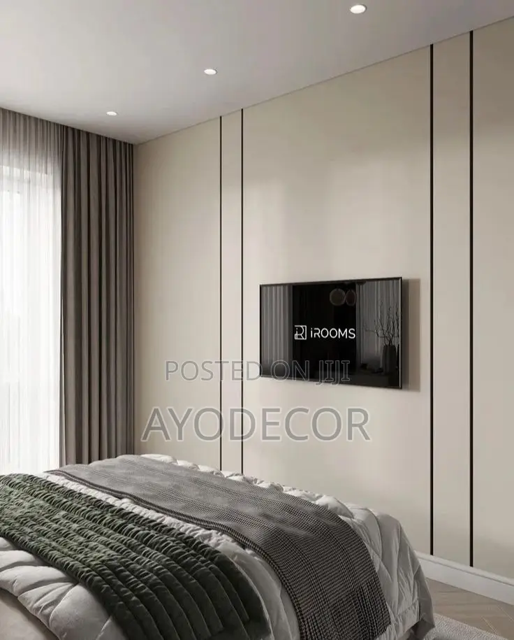 Turkish Bamboo Charcoal Board 4FT × 9.5FT Modern Wall Panel