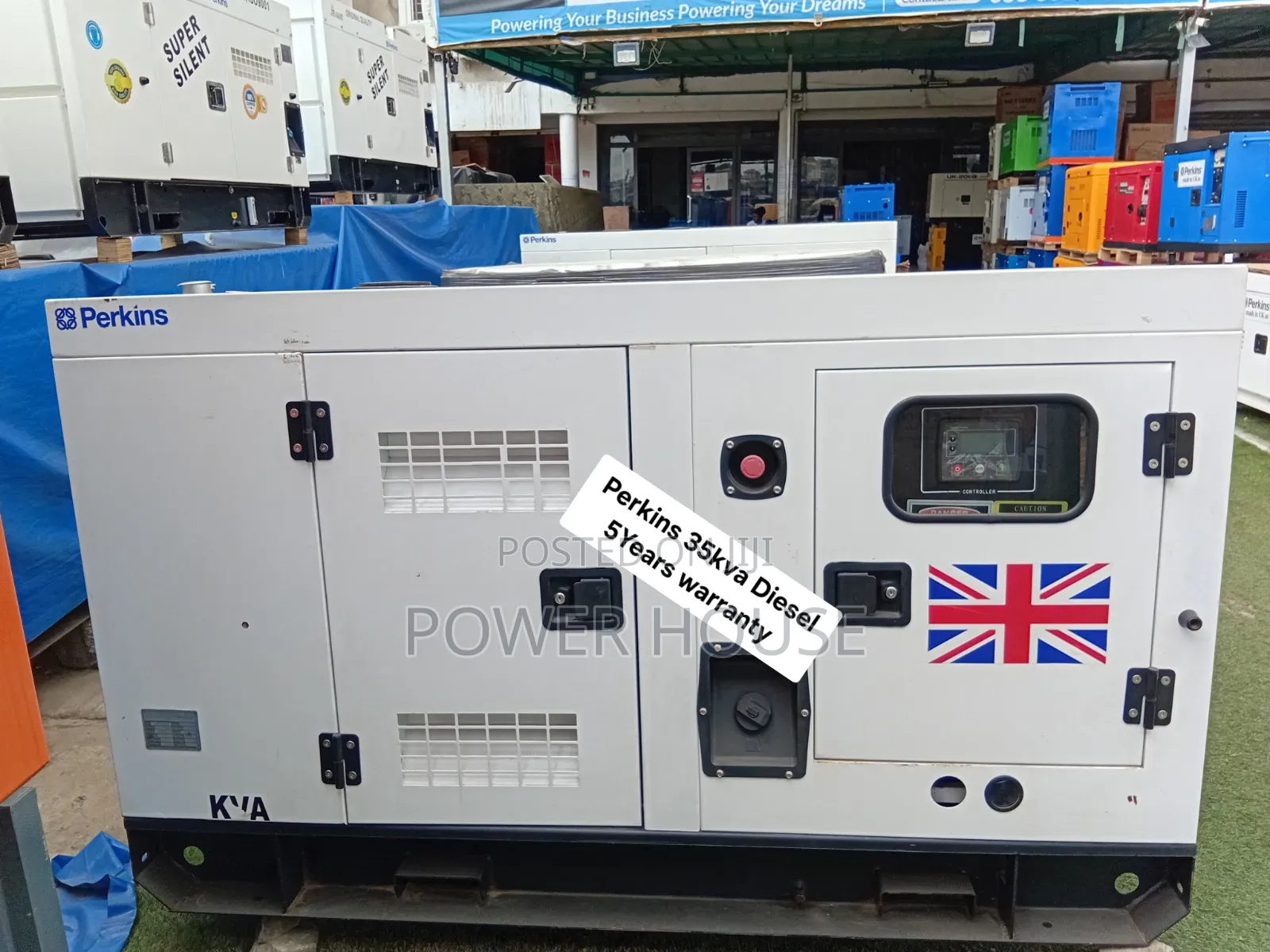 Perkins 35kVA Generator – Trusted Power for Home and Office