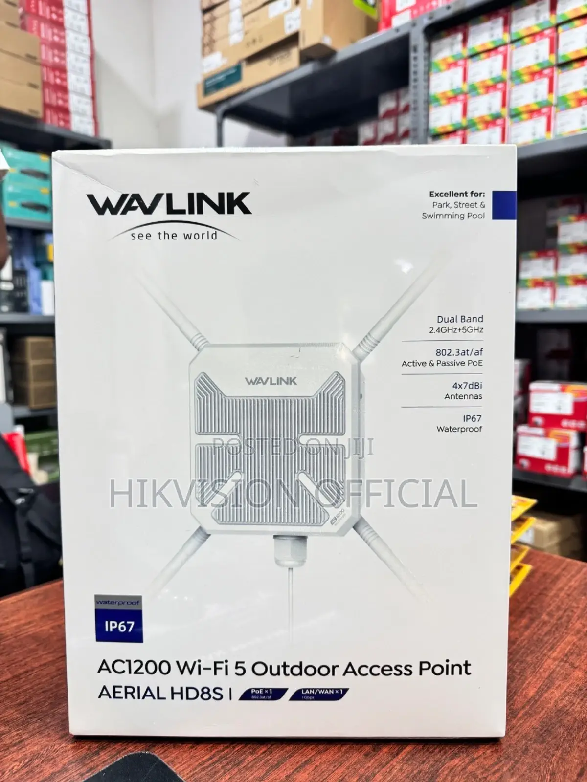 WL-WN588HA2=WAVELINK AC1200 Wi-Fi 5 Outdoor Access Point AERIAL HD8S
