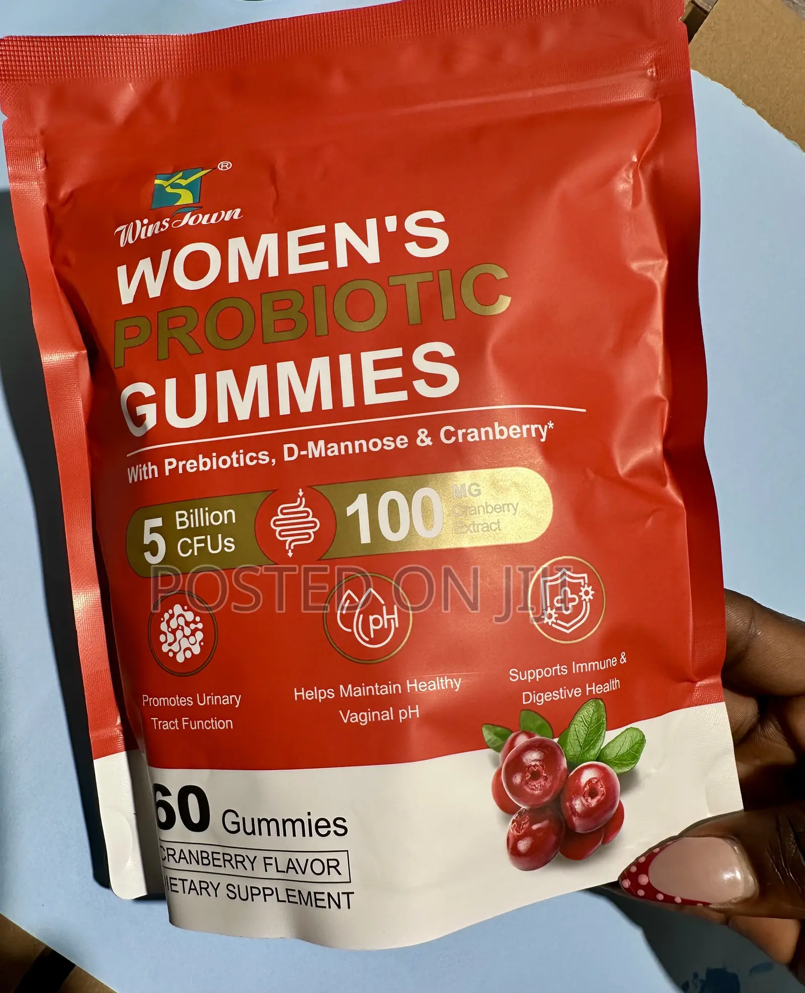 Women’s Probiotic Gummies 5 Billion CFU – 60 Gummies