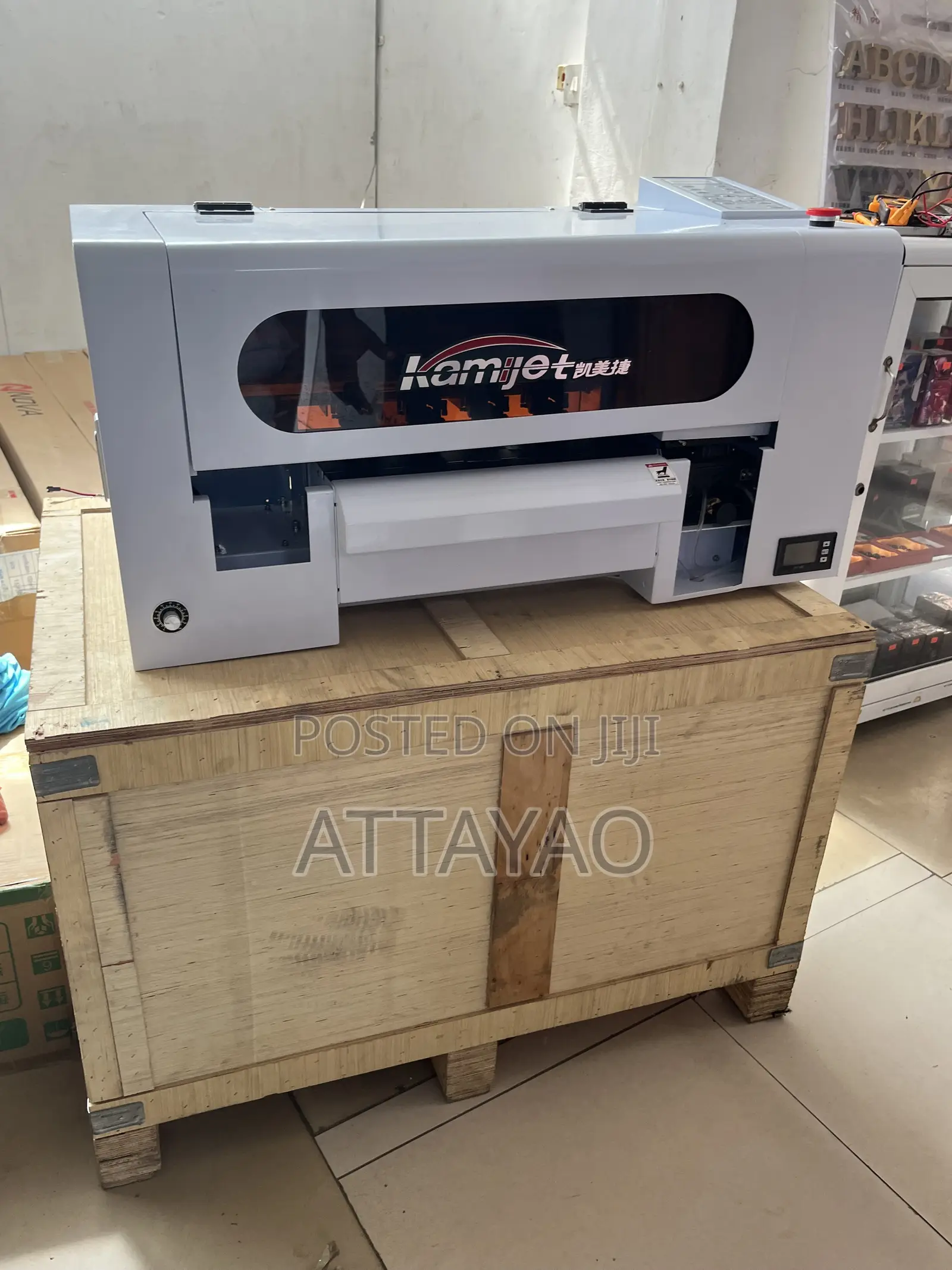 Brand New Printing Machine and Accessories to Make Your Work Easier.