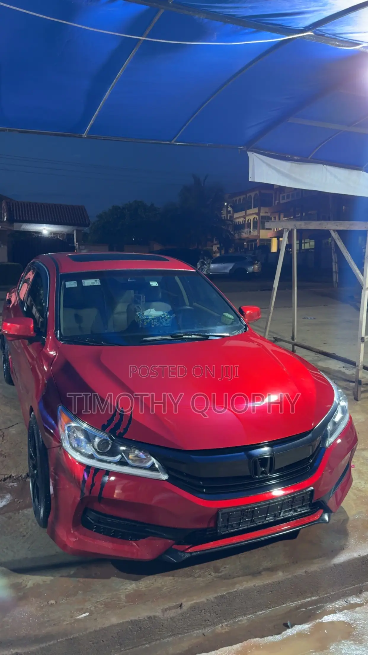 Honda Accord EX-L V-6 2dr Coupe FWD (3.5L 6cyl 6A) 2013 Red