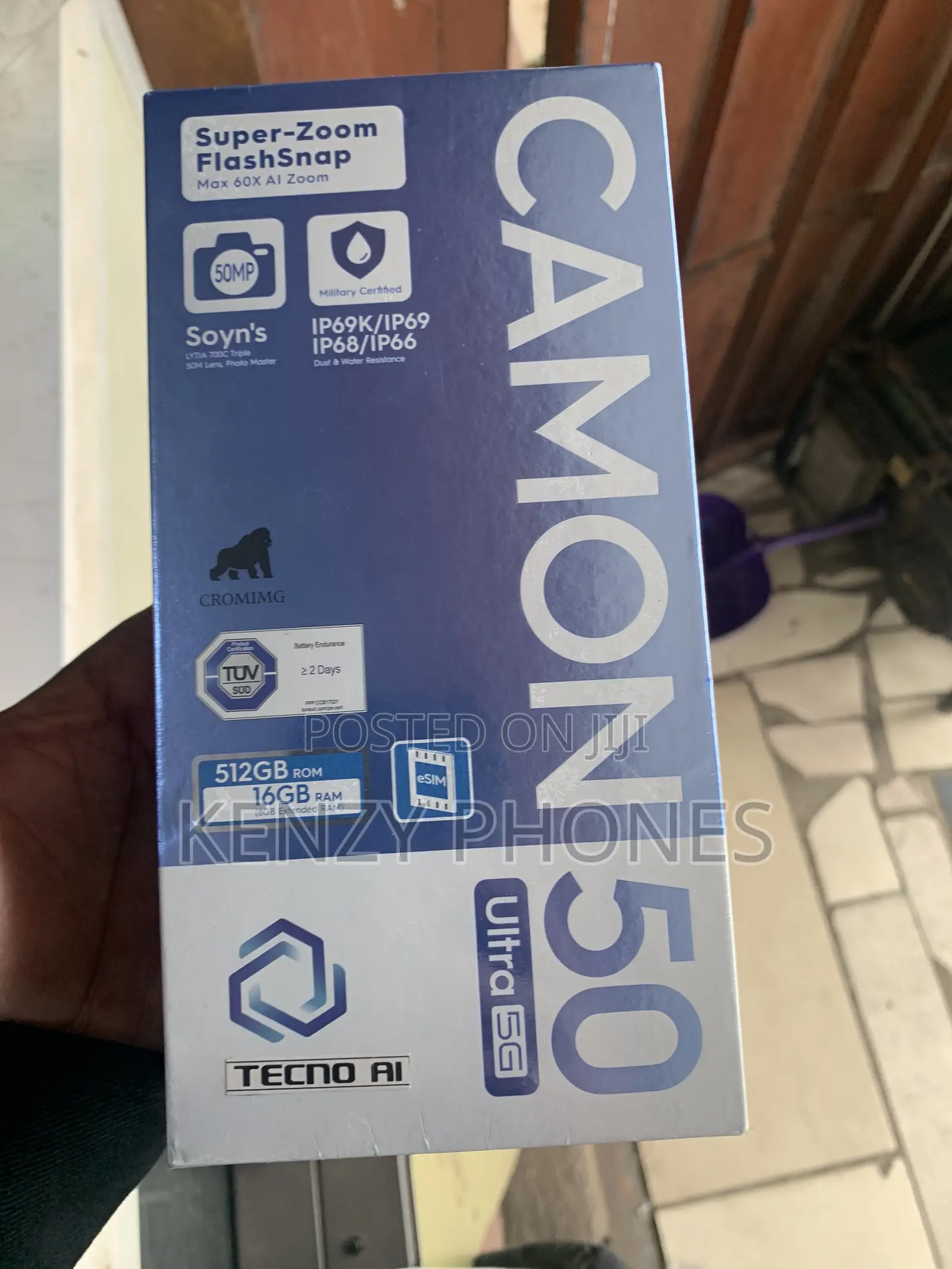 New Tecno Camon 50 Ultra 512 GB Gray