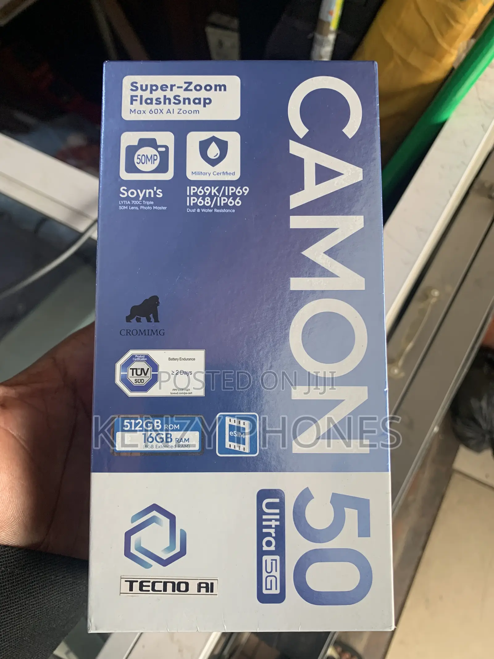 New Tecno Camon 50 Ultra 512 GB Gray