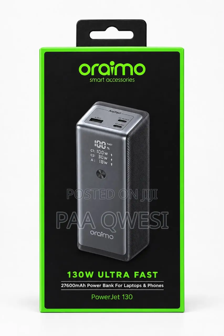 Oraimo PowerJet 130 130W Laptop and Phone Charger