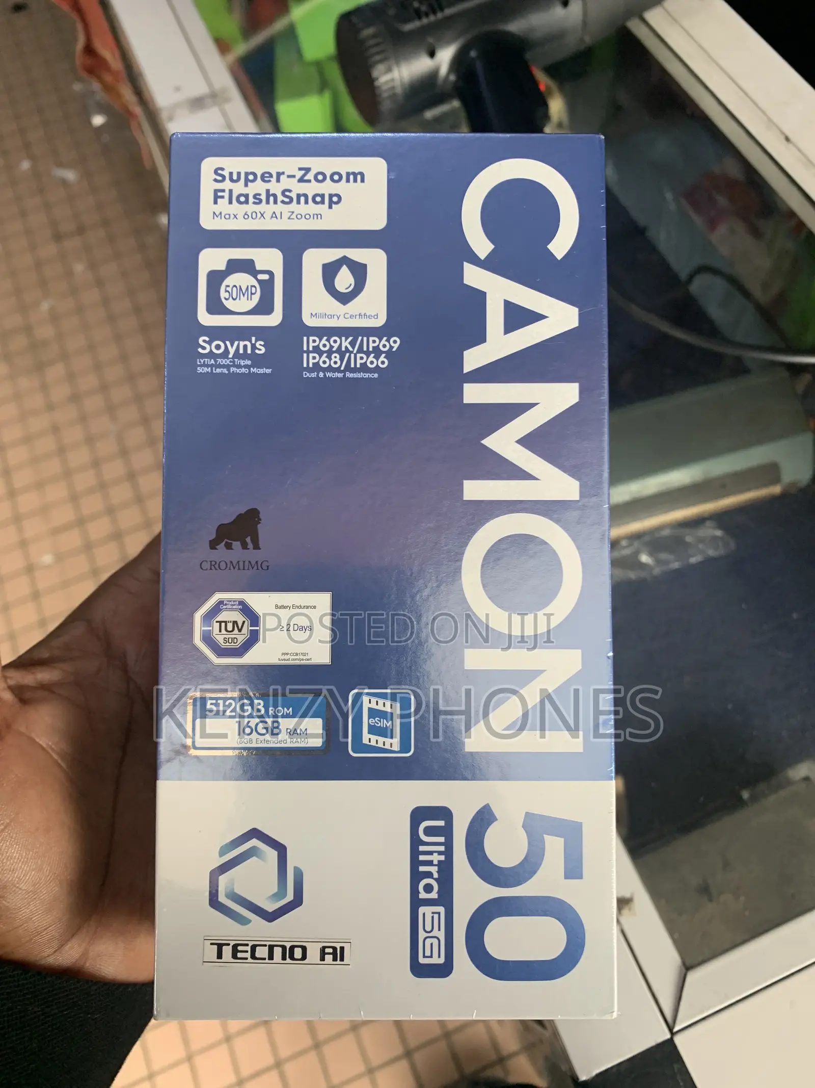 New Tecno Camon 50 Ultra 512 GB Black