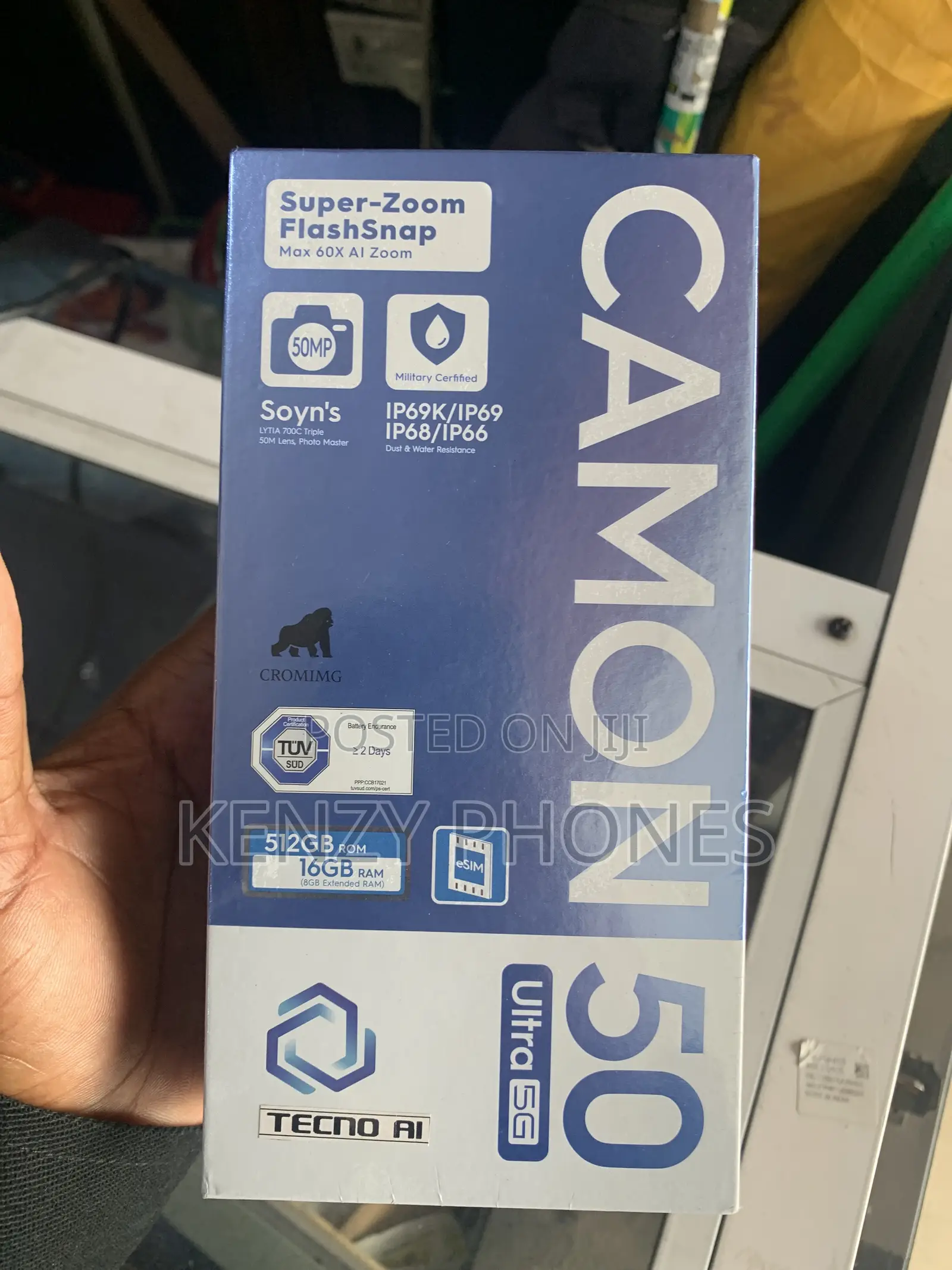 New Tecno Camon 50 Ultra 512 GB Black