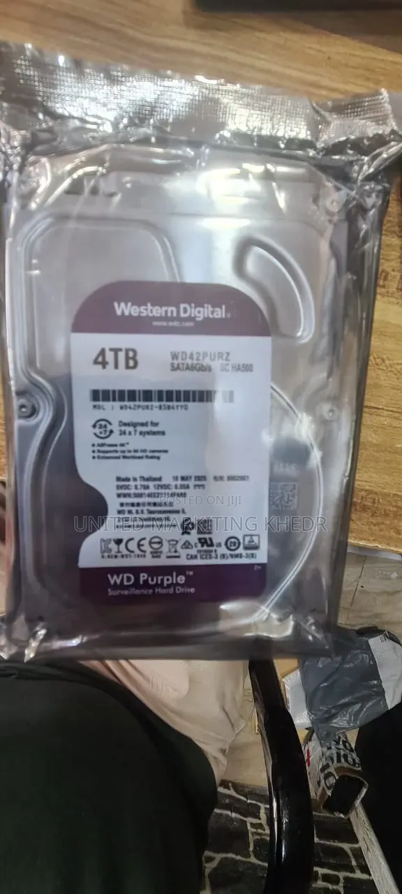 Wd 4tb Surveillance Hard Drive for CCTV System