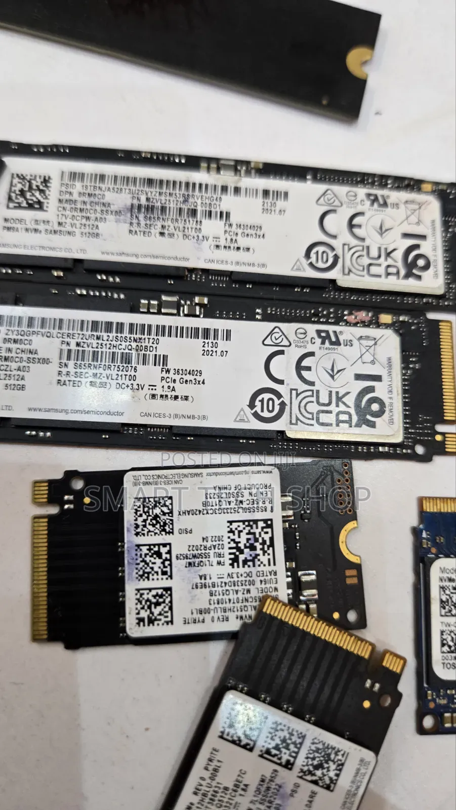 Slightly Used 512GB Nvme Removed From Laptops for Upgrade.