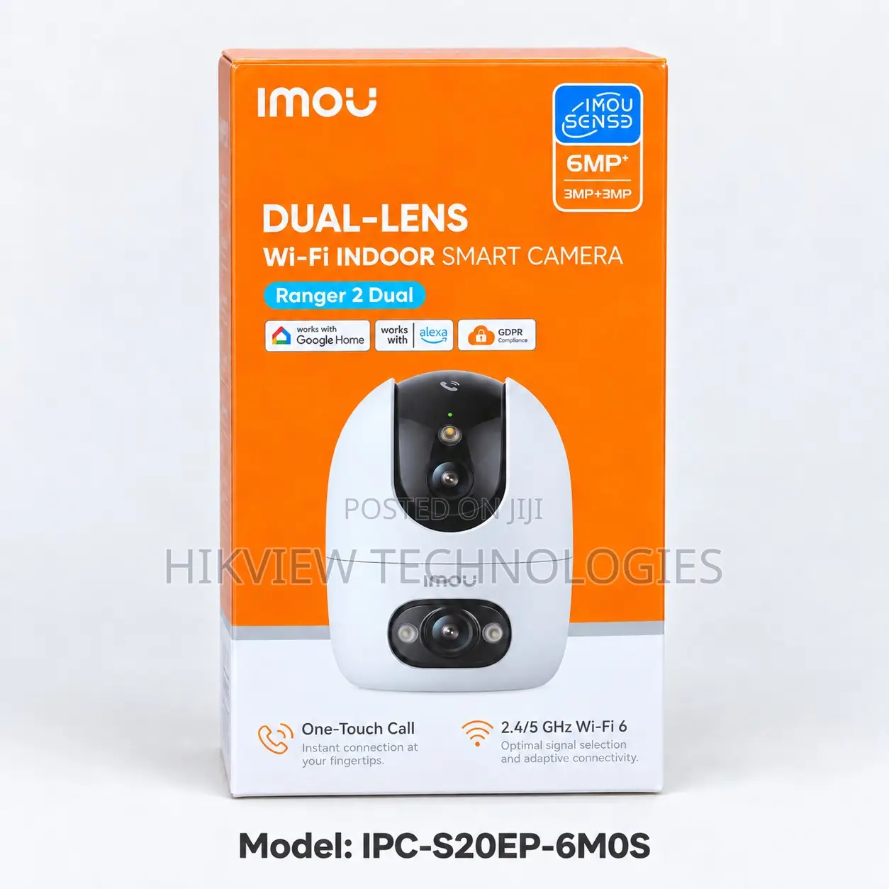 IMOU IPC-S20EP-6M0S Ranger 2 Dual 6MP Indoor Wi-Fi 6 Security Camera