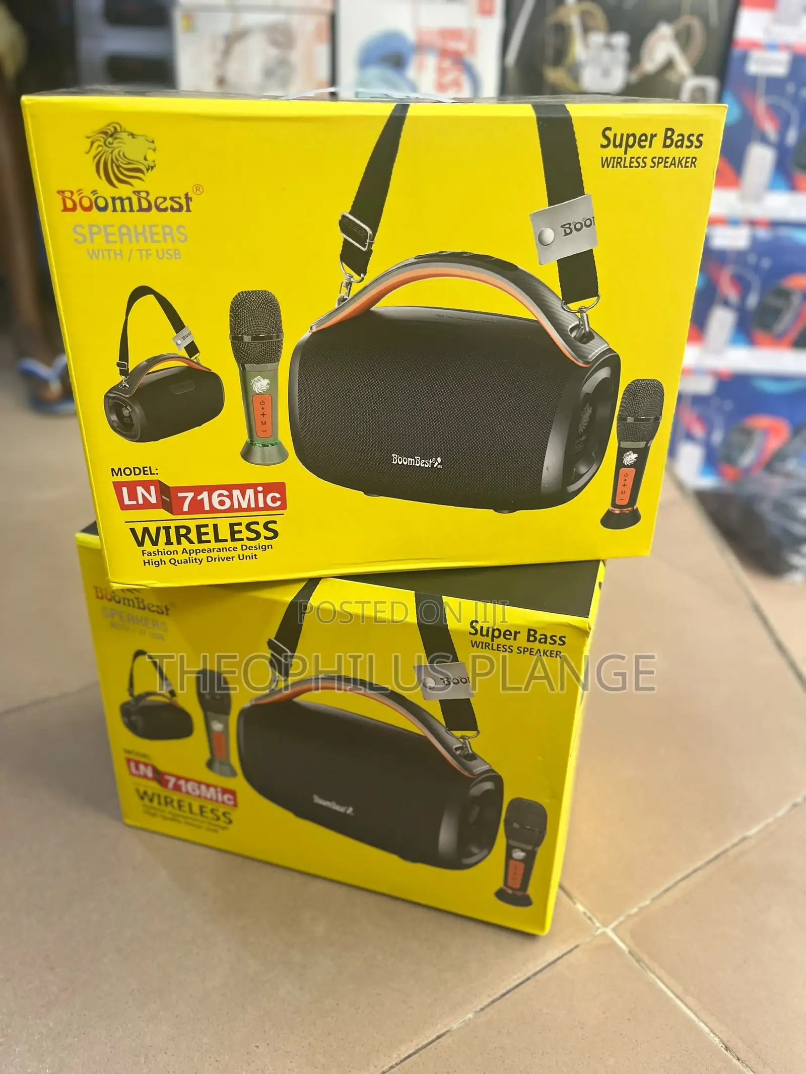 Boombest Super Base Speaker With Mic.
