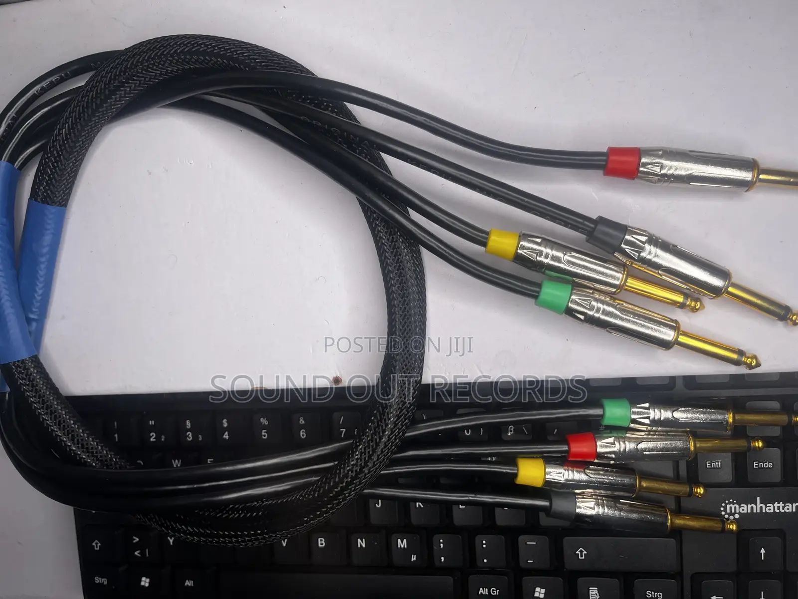 1.5M 4in1 6.5mm Jack to Jack Snake Cable