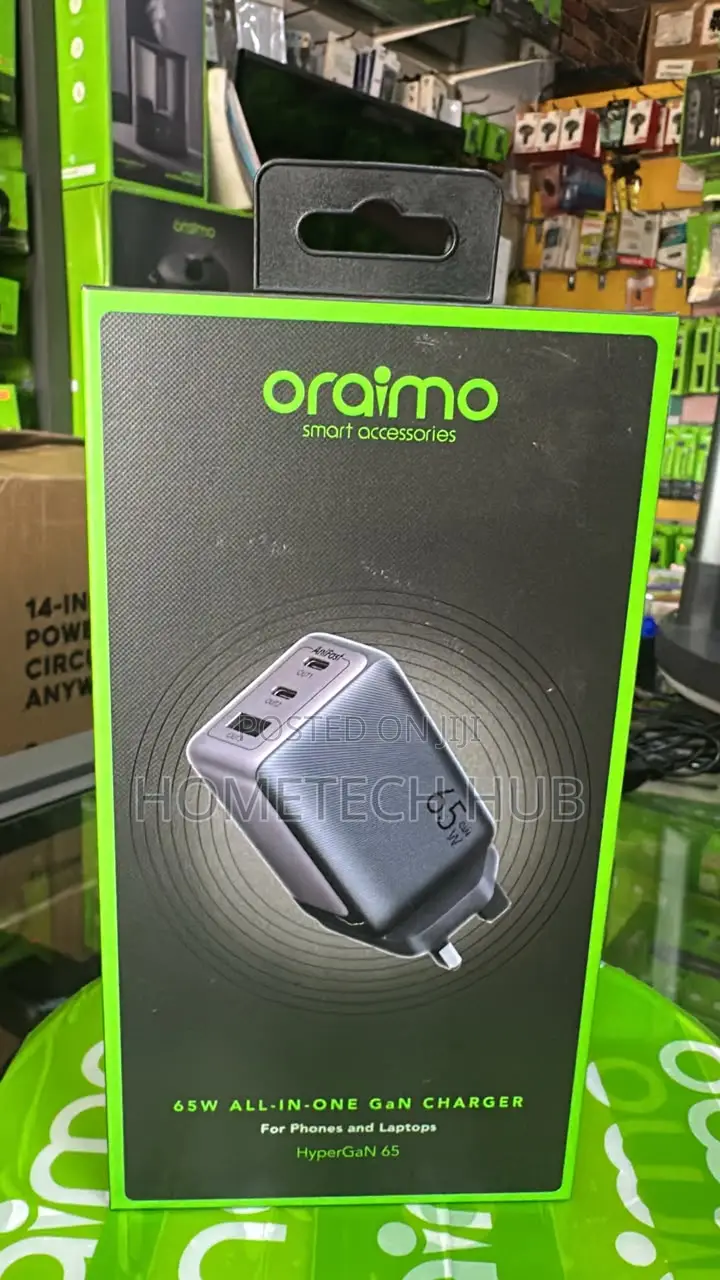 Oraimo Powergan 65w Laptop Charger