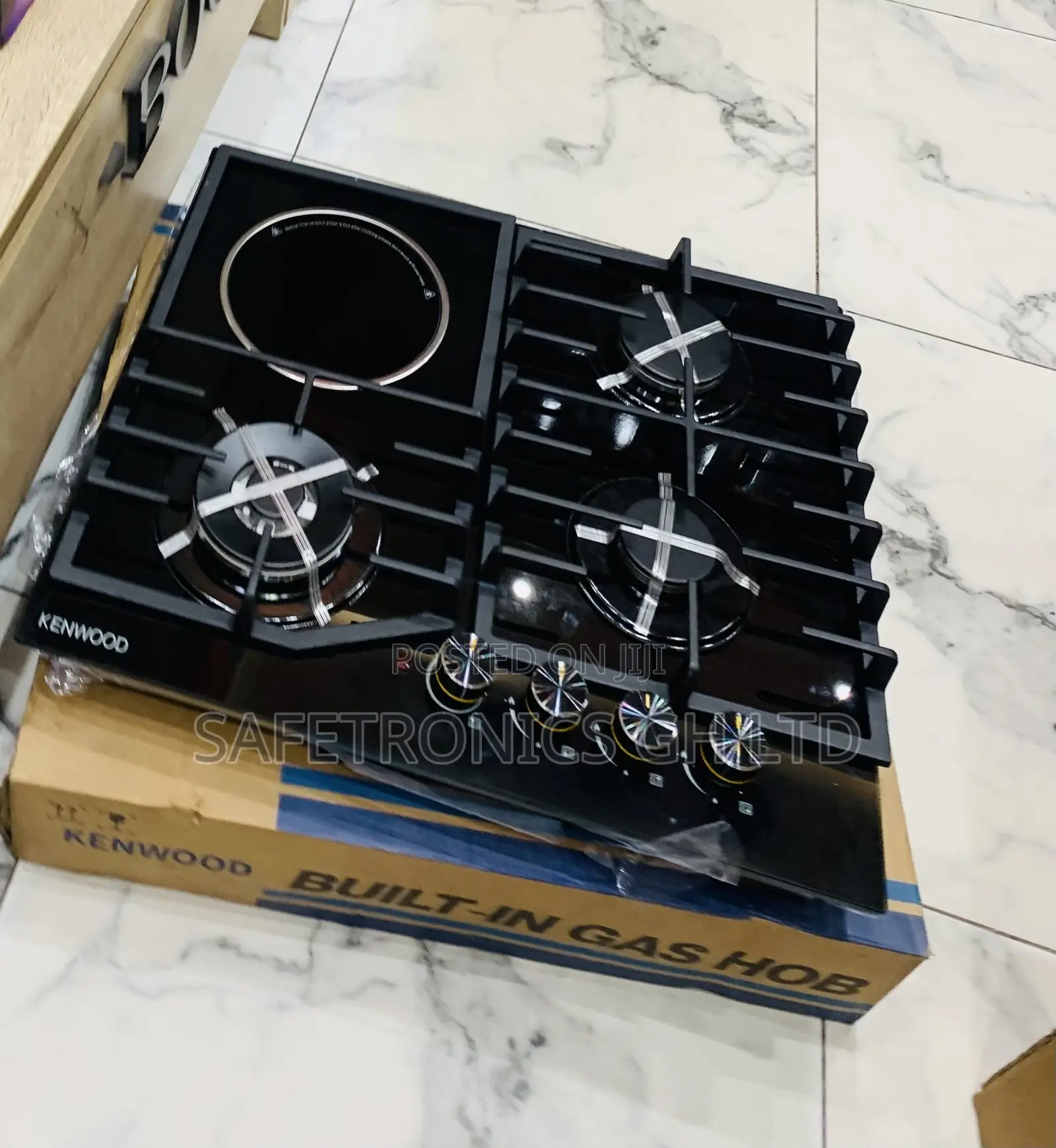 Check Out New 3+1 Kenwood Inbuilt 60cm Black Hob