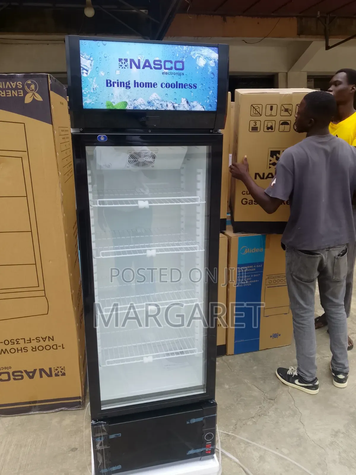 Low Energy Consumer Nasco Display Fridge 288 Litters