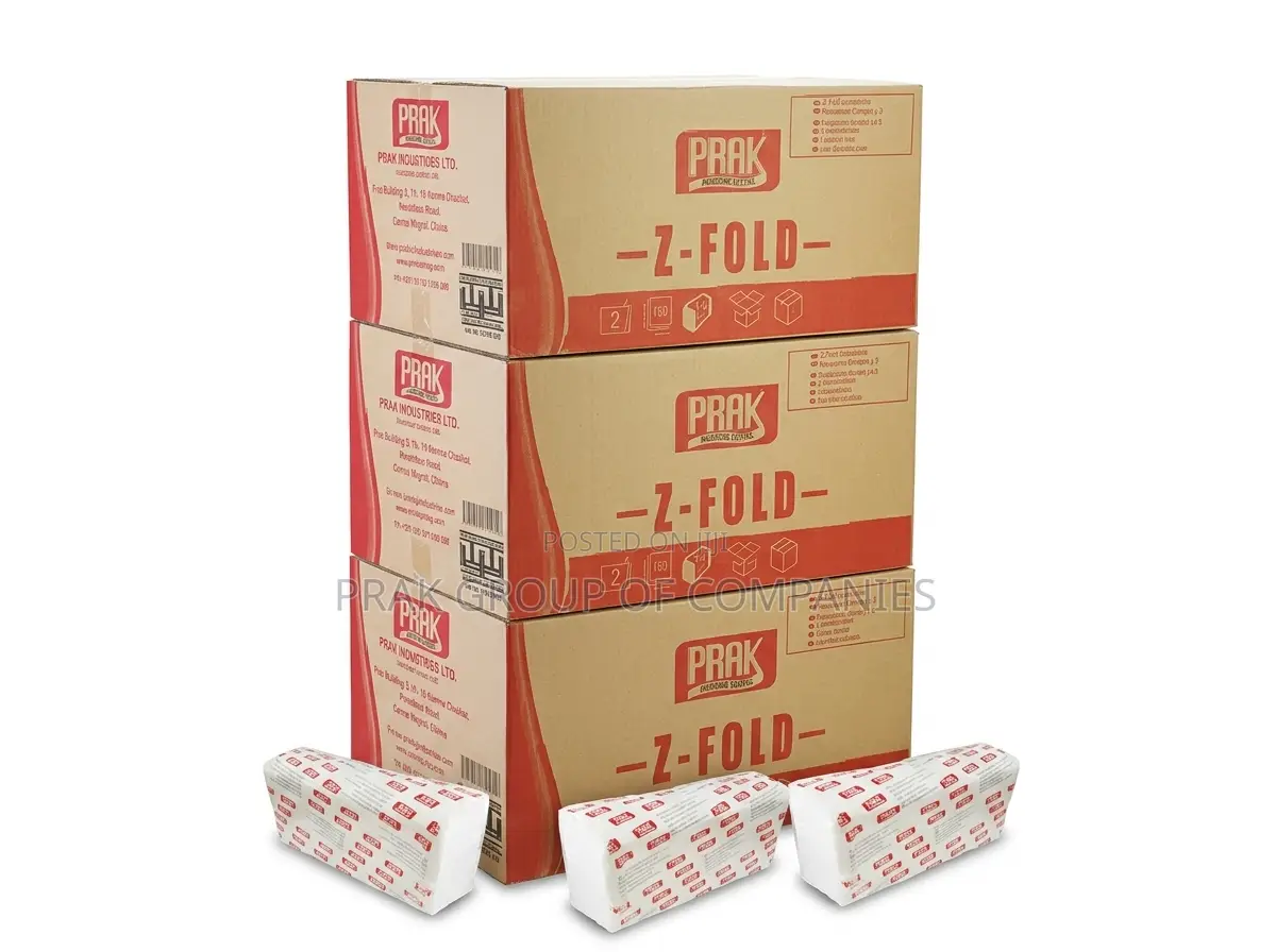 PRAK Professional Z-Fold Paper Towel - Packs/150 Sheets16