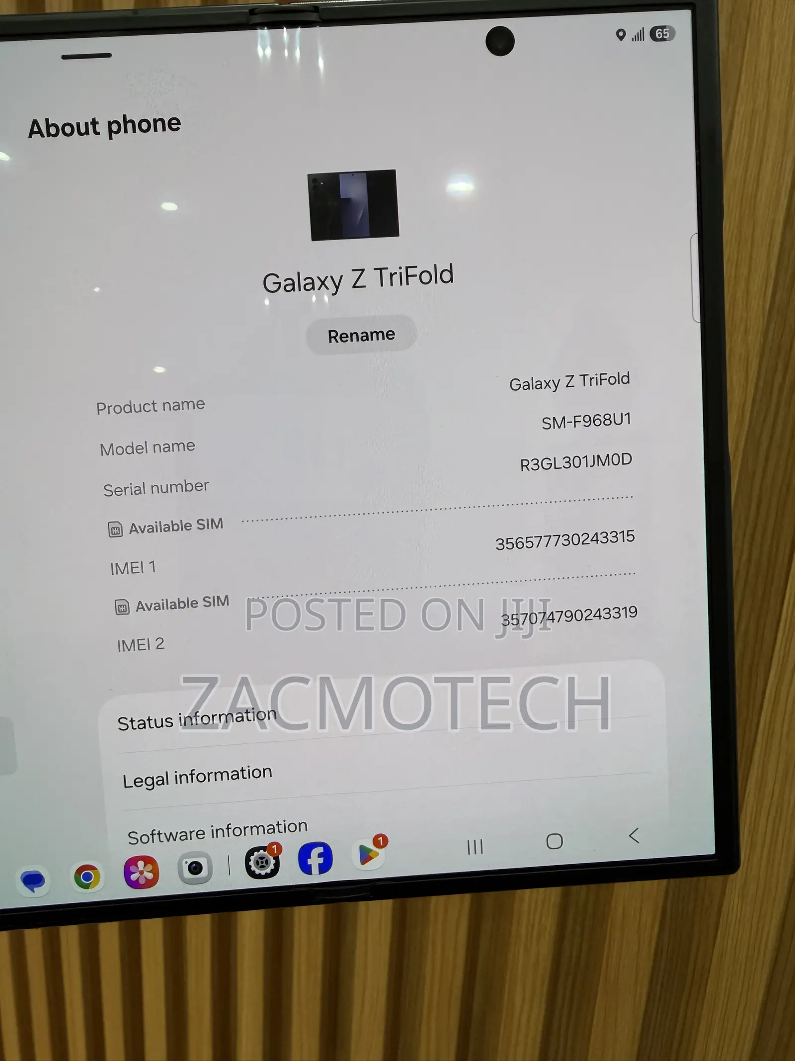 Samsung Galaxy Z Trifold 512 GB Black