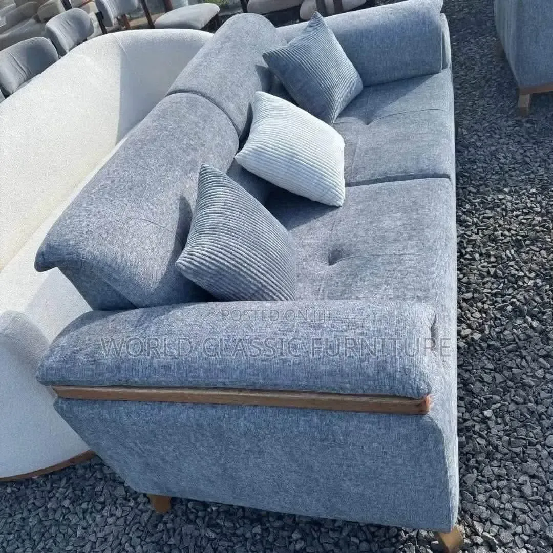 Modern Luxury 3-Seater Sofa 2 Accent Chairs Set