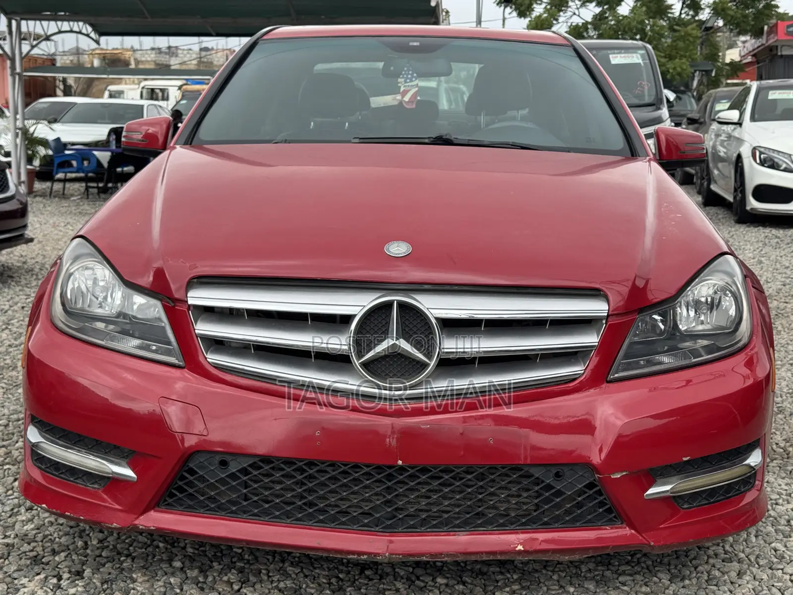 Mercedes-Benz C250 2013 Red