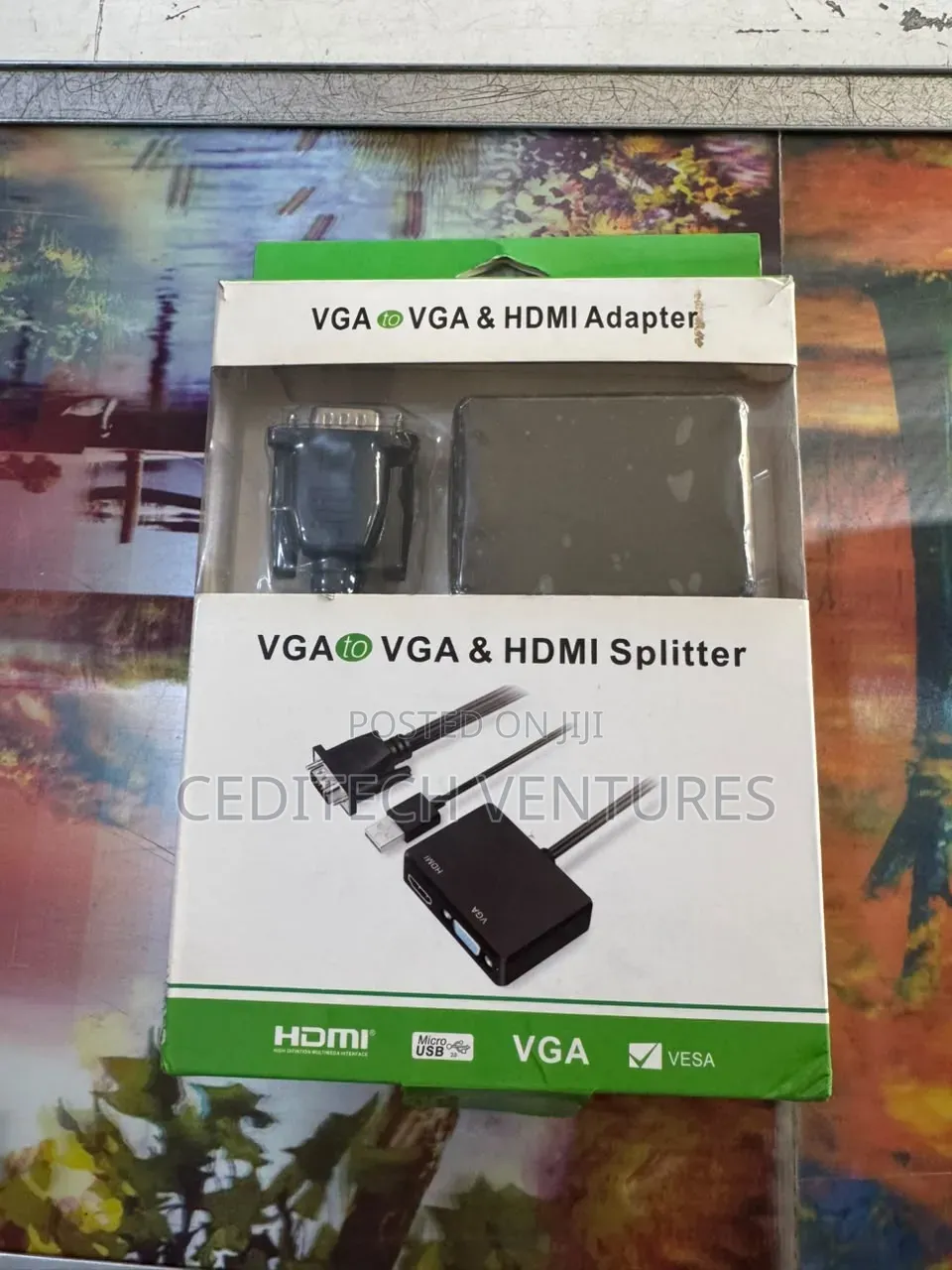 VGA to VGA/HDMI Adapter