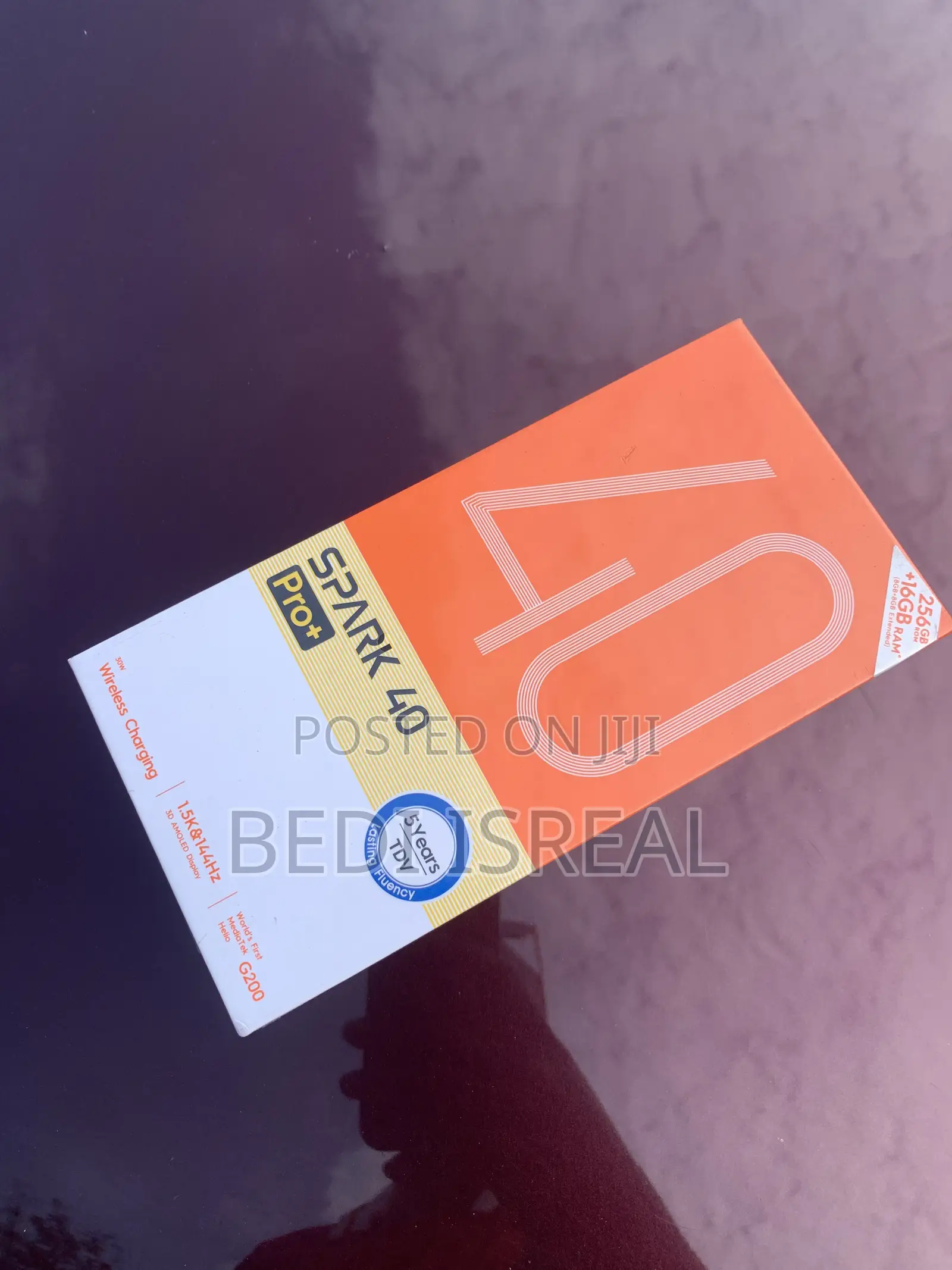 New Tecno Spark 40 Pro+ 256 GB Black