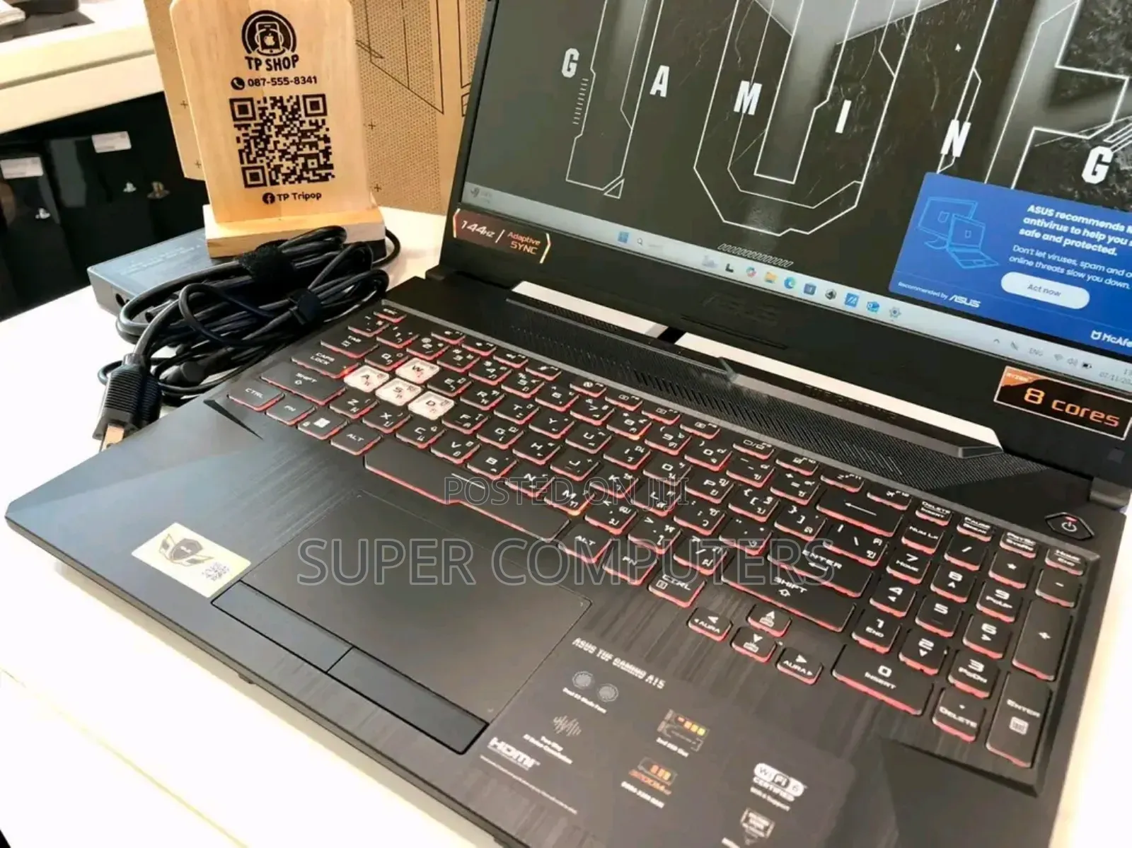 New Laptop Asus TUF Gaming A15 16GB AMD Ryzen 7 SSD 512GB