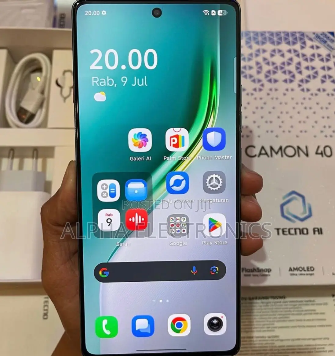 New Tecno Camon 40 Pro 5G 256 GB Blue