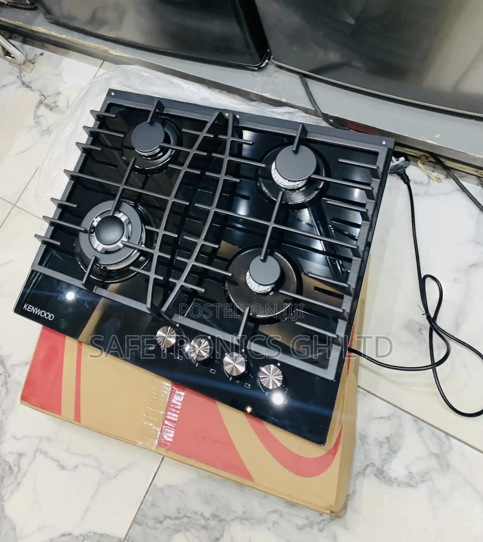 Kindly Check Kenwood 4 Gas Hob Inbuilt Black