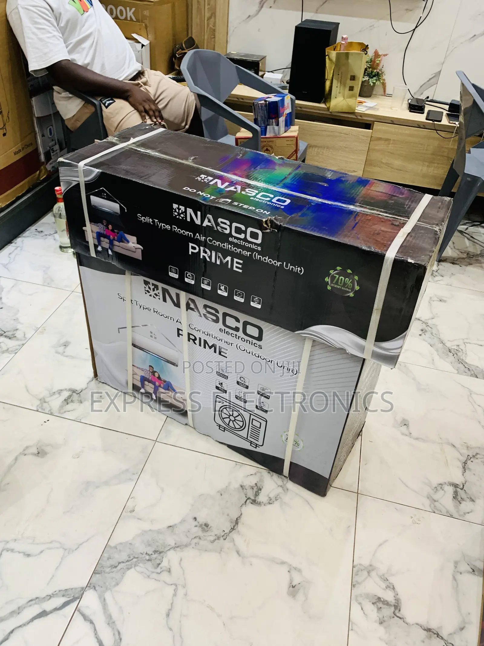 70% Energy Saving Nasco 1.5HP Split Prime Air Conditioner R410 Gas