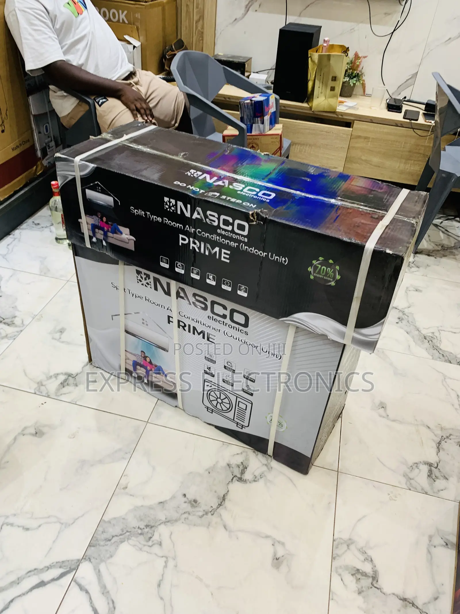 70% Energy Saving Nasco 1.5HP Split Prime Air Conditioner R410 Gas
