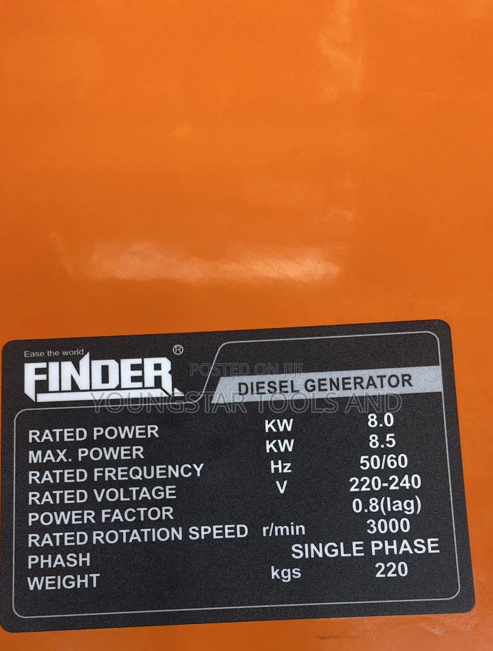 Brand New FINDER 10kVA Silent Diesel Generator