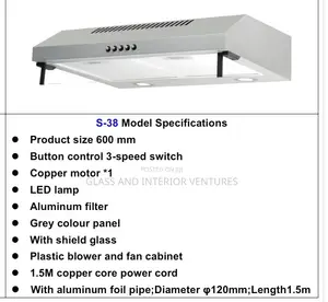 Range Hood/ Kitchen Heat Extractor