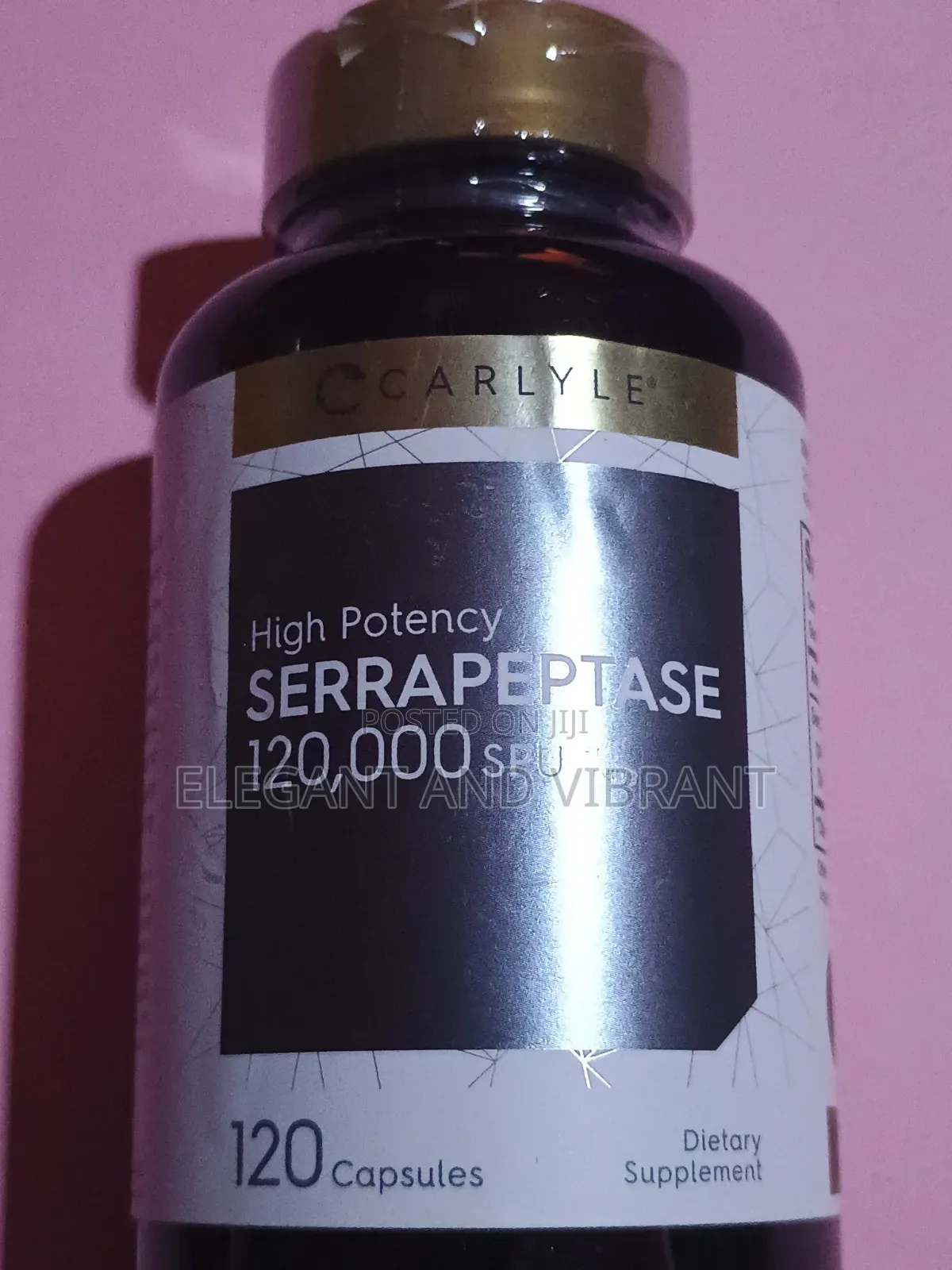 Serrapeptase 120000 SPU | 120 Capsules | Supports Sinus Health