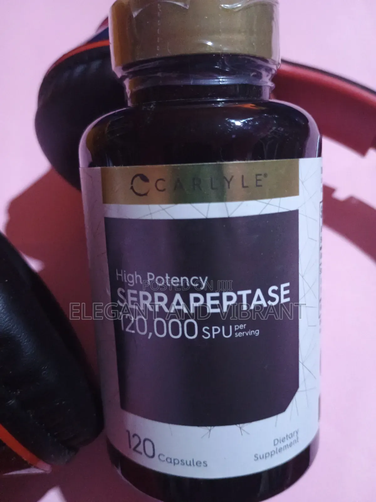Serrapeptase 120000 SPU | 120 Capsules | Supports Sinus Health