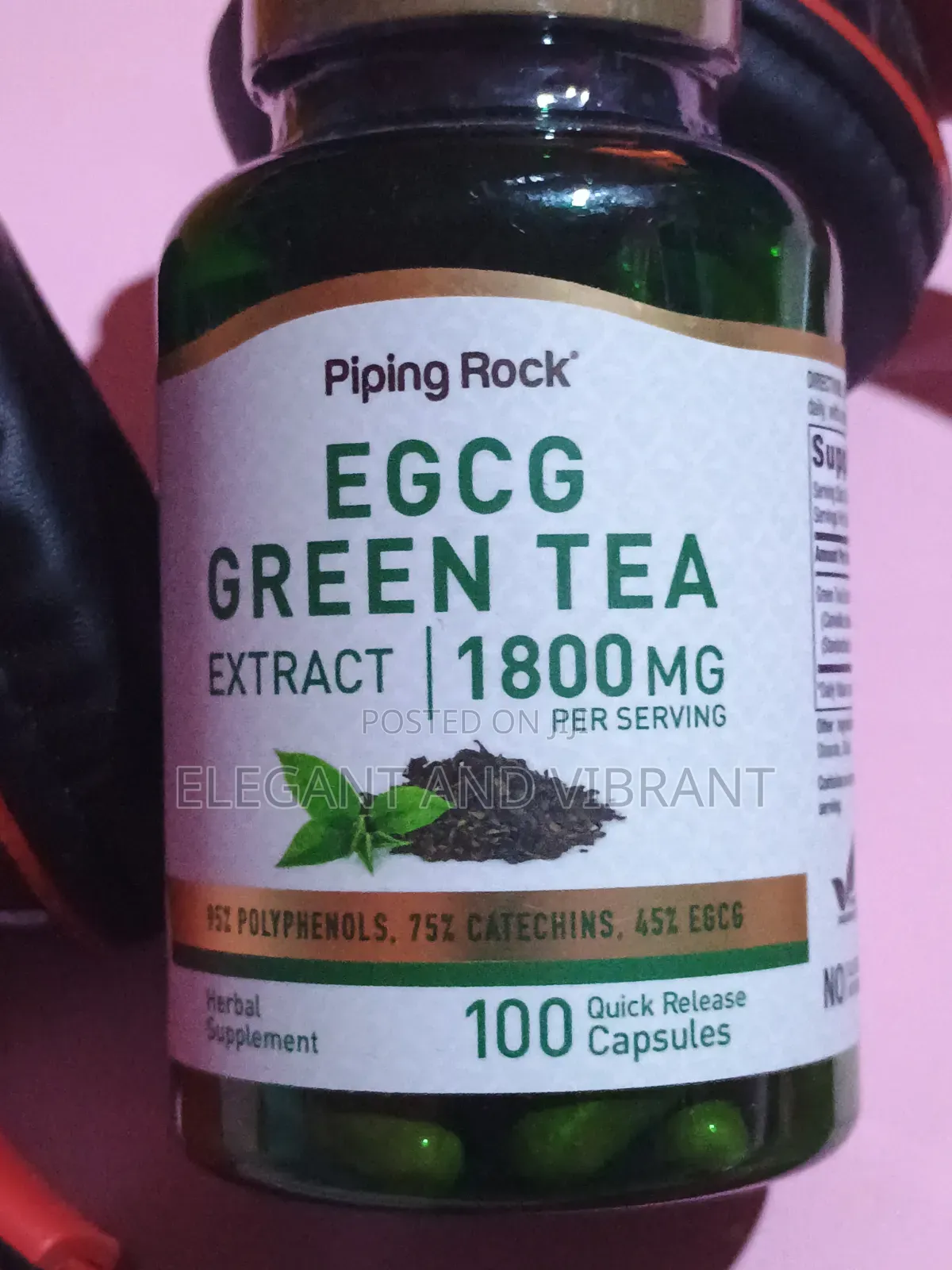 EGCG Green Tea Extract | 1800mg | 100 Capsules |