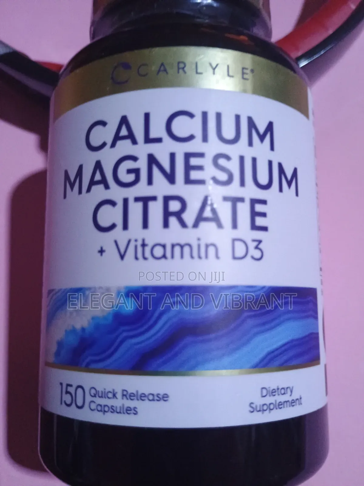 Calcium Magnesium Citrate With Vitamin D-3 | 150 Capsules