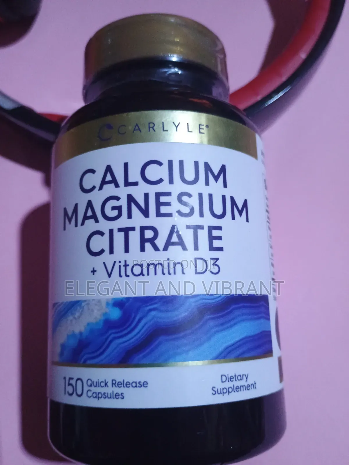 Calcium Magnesium Citrate With Vitamin D-3 | 150 Capsules