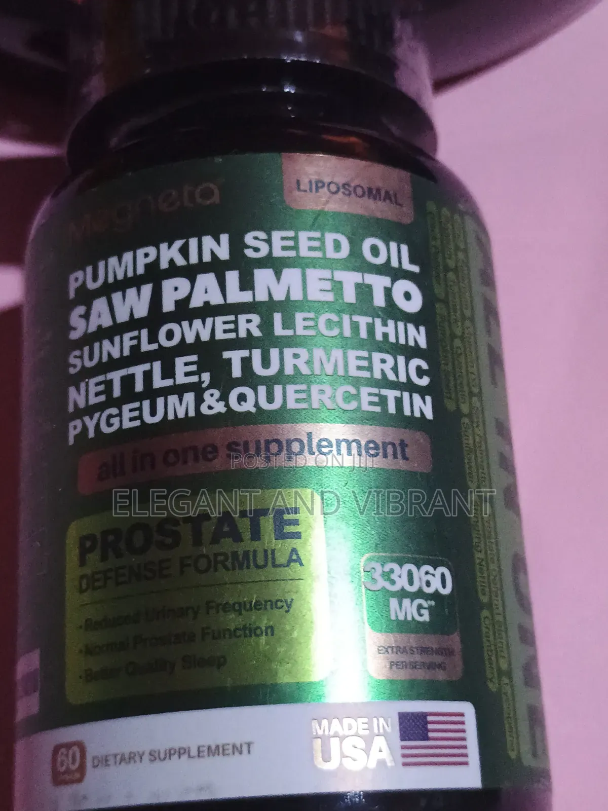 Prostrate Complex Made With Pumpkin Seed,Saw Palimato, Sun Flower,etc