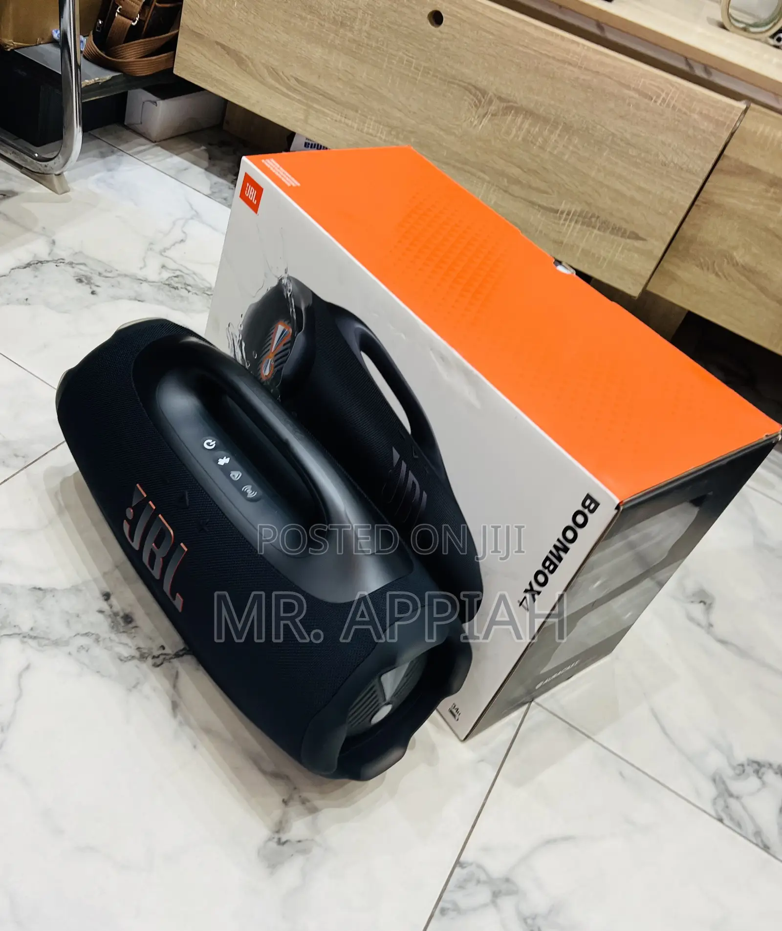Purchase Classic JBL Boombox 4 Wireless Speaker(Waterproof) Black