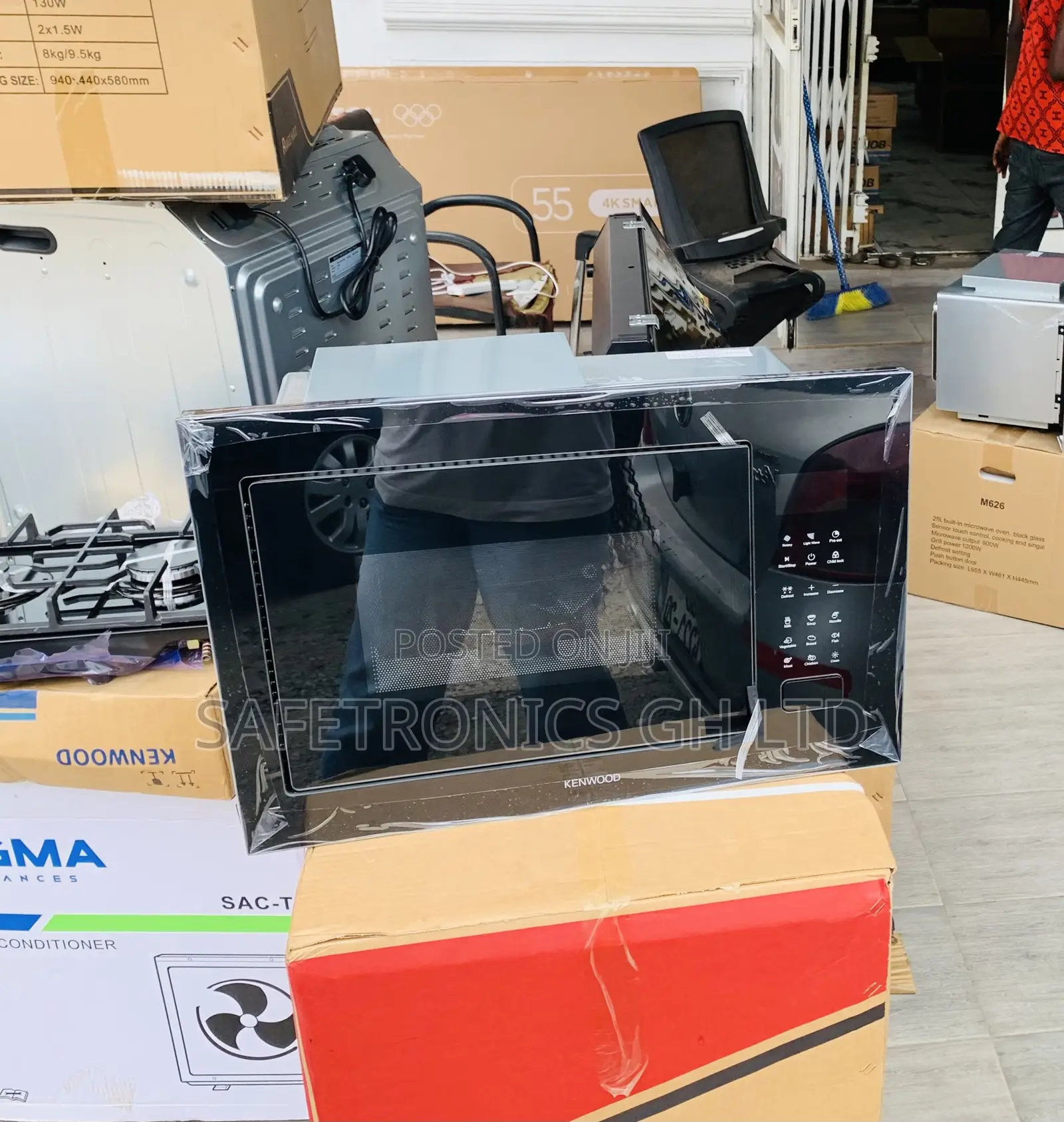 Secure Best ~~ Inbuilt Kenwood Electric Black Microwave