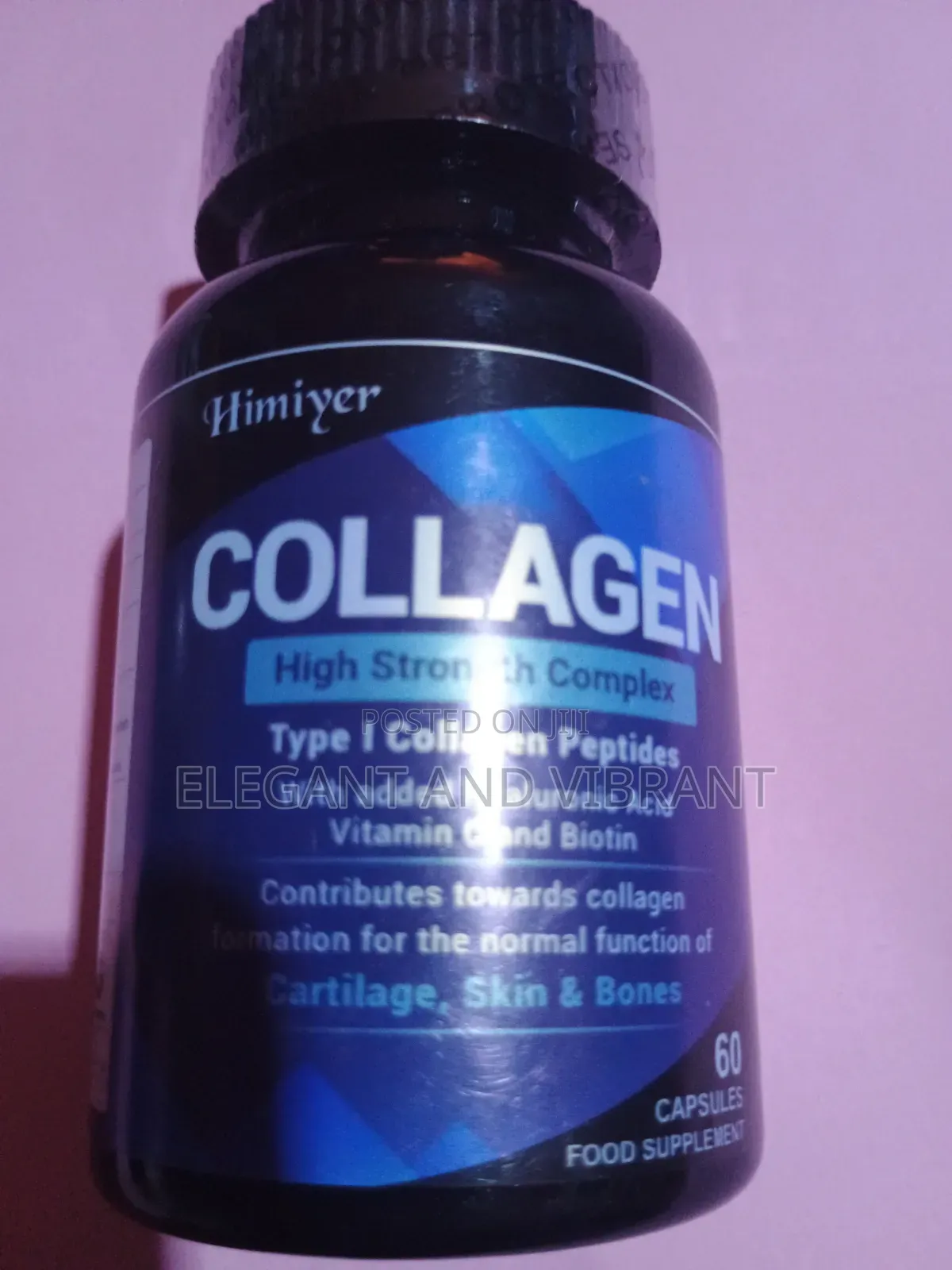 Collagen Type 1, 60 Capsules With Vitamin C and Biotin