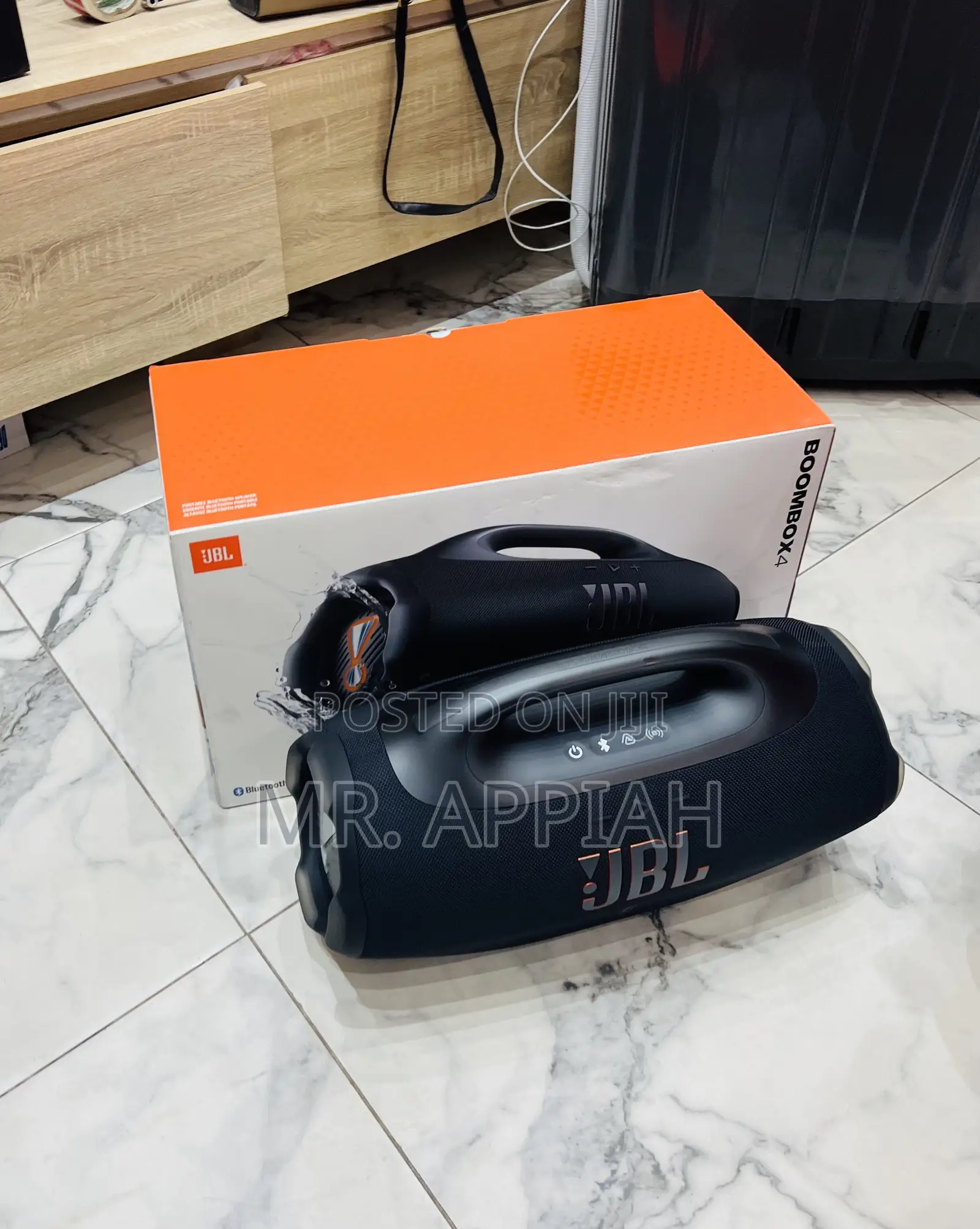 Super Quality JBL Boombox 4 Bluetooth Speaker(Black)Waterproof