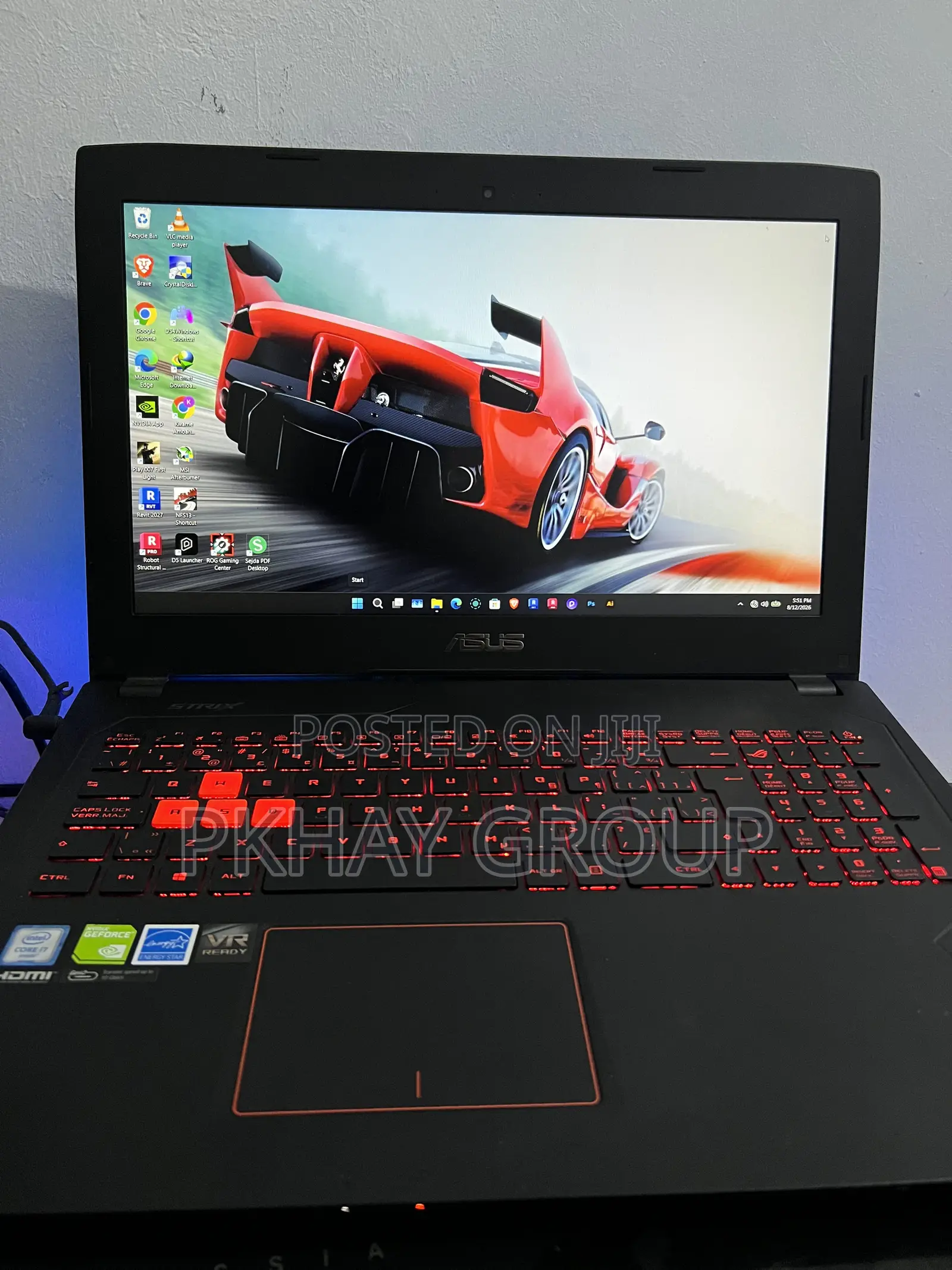Laptop Asus ROG GL502VS 16GB Intel Core i7 SSD 512GB